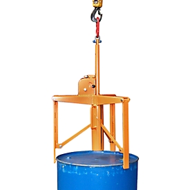 Pince à fût 3P, Plage de serrage de 270 à 680 mm, orange (RAL 2000)