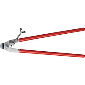 Pince à plier D396, longueur 680 mm, fente de 10 mm, pas de 3, tête en fonte malléable de 15 kg
