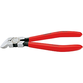 Pince coupante à plastique 160 mm courbée KNIPEX