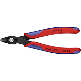 Pince coupante latérale pour l'électronique Super-Knips® L.125mm forme 6 facette non