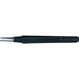 Pincette de précision L.120mm ger.rd.inox,antimagne