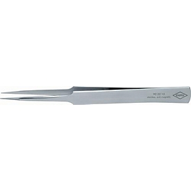 Pincette de précision L.135mm ger.inox,antimagnétique
