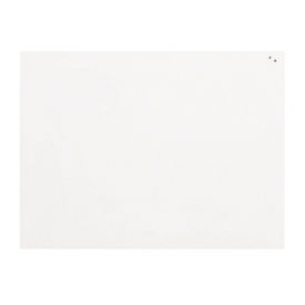 Pizarra de cristal Franken, magnética, montaje en pared en formato vertical y horizontal, cristal de seguridad, blanco puro, 450 x 600 mm