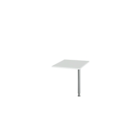 Placa de unión Schäfer Shop Select, 800 mm de ancho x 800 mm de profundidad, gris claro/aluminio blanco