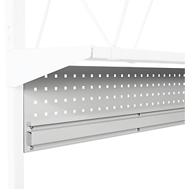 Placa perforada serie TPB, de acero, con perfil de caja, p. mesas de embalaje serie TPB, anchura de la mesa 1500 mm