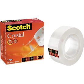 Plakband Scotch® Crystal Tape "600”, 19 mm x 10 m