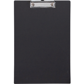 Planche à pince Maul MAULbalance, format A4 vertical, largeur de pince 8 mm, personnalisable, à suspendre, L 325 x l 225 x H 14 mm, carton, recyclable, noir