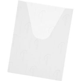 Planchette de commutation Eichner, DIN A4, autocollante, avec ouverture en V, transparente, 25 pièces