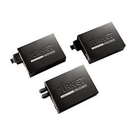 PLANET FT-802S15 - Medienkonverter - 100Mb LAN - 10Base-T, 100Base-FX, 100Base-TX - RJ-45 / SC Single-Modus - bis zu 15 km