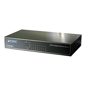 PLANET GSD-803 - Switch - 8 x 10/100/1000 - Desktop