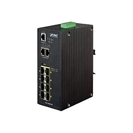 PLANET IGS-10080MFT - Switch - managed - 8 x SFP + 2 x 10/100/1000 - an DIN-Schiene montierbar