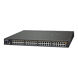PLANET UPOE-2400G - Hub - managed - 24 x 10/100/1000 (UPOE) + 24 x 10/100/1000 - Desktop, an Rack montierbar - UPOE (800 W)