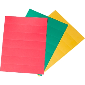Planning à fiche, Lot de cartes vierges
