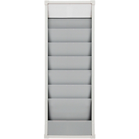 Planungstafel, DIN A4, 6 Schienen, H 900 x B 315 mm