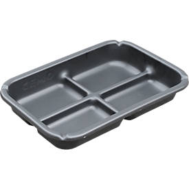 Plateau collecteur CEMO, en polyéthylène, avec bord coulissant, volume de 20 l, L 690 x l 440 x H 105 mm