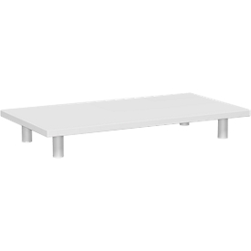 Plateau d'extension PALENQUE, pour armoire l. 800 mm, l. 800 x P 400 x H 105 mm, gris clair