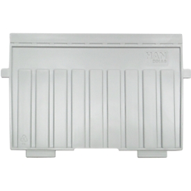 Plateau de support HAN, format A6 paysage, pour bacs à fiches, 5 p., gris