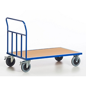Plateauwagen met buisuiteinde, 1200 x 800 mm