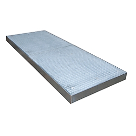 Plateforme de rétention type BSW 126, praticable, galvanisé