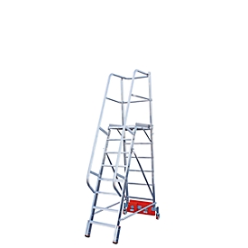 Platform Ladder, Aluminium Vario, 8 Steps
