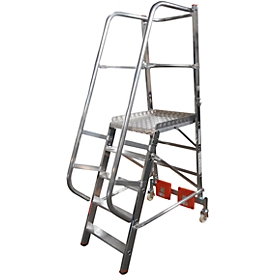 Platformladder, Vario Alu, 5 treden