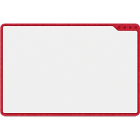 PLAYROOM PLAYBOARD Whiteboard 75x50cm rot