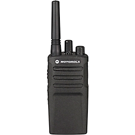 PMR radio Motorola XT420, license-free, 2-way communication, 8 channels, up to 9 km, up to 20 h, without LC display, IP55, black