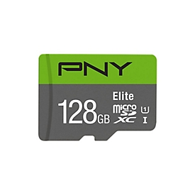 PNY Elite - Flash-Speicherkarte - 128 GB - UHS-I U1 / Class10 - microSDXC UHS-I
