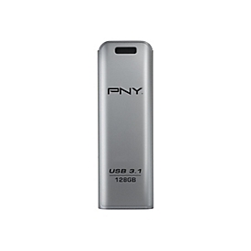 PNY FD128ESTEEL31G-EF - 128 Go - 3.2 Gen 1 (3.1 Gen 1) - 20 Mo/s - Slide - Acier inoxydable