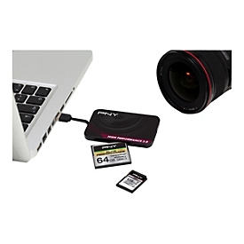 PNY High Performance Reader 3.0 - Kartenleser (Multi-Format) - USB 3.0