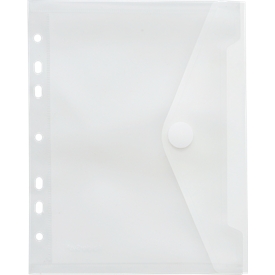 Poche pour documents FolderSys, format A5, fermeture velcro, outil de classement
