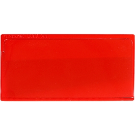 Pochette à étiquettes multifonctionnelles Label PLUS, autocollant, 80 x 160, rouge