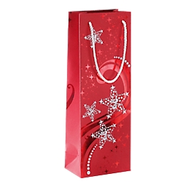 Pochette cadeau pour bouteille Wave, 3 p.