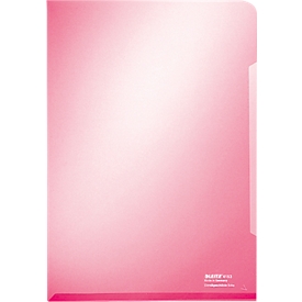 Pochette coin Premium 4153 LEITZ®, format A4, lisse, 100 p., rouge
