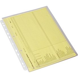 Pochette extensible EICHNER, format A4, ouverture sur le dessus, 10 p., complètement transparent