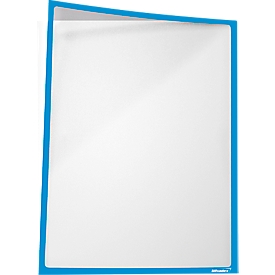 Pochette info, magnétique, film PET, A3 portrait/paysage, bleu, 5 p.
