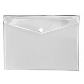 Pochette pour documents Crystal VELOFLEX, format A3, fermeture velcro, PP