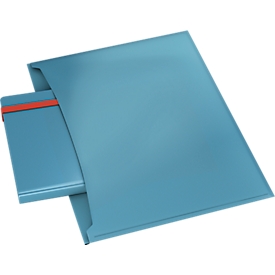 Pochette pour documents Leitz® Cosy Privacy, opaque, format A4, jusqu'à 50 feuilles, avec 2 poches, 3 pcs, bleu