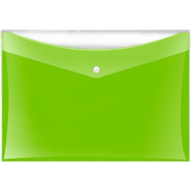 Pochette pour documents VELOCOLOR® Veloflex, format A4, plastique, pour ± 100 feuilles, 6 p., vert