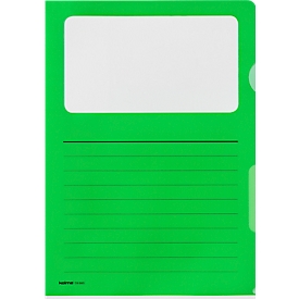 Pochette transparente Visa Dossier Script Kolma, CopyResistant Lisse, A4, 10 p., vert