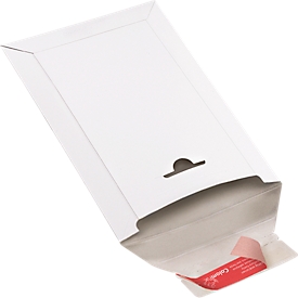 Pochettes d’expédition en carton, 170 x 245 mm (A5), blanc, 20 p.