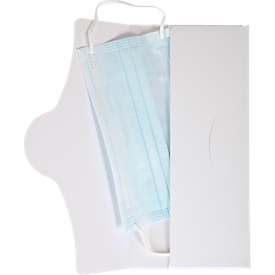 Pochettes de masques ELCO, enveloppe, C5/6, papier offset, blanc, 10 pièces dans un cello zip