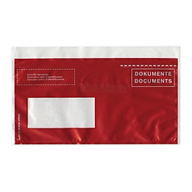 Pochettes pour documents Quick Vitro Elco, C5/6, avec fenêtre à gauche, 250 p.