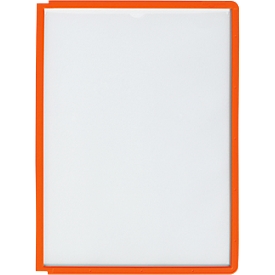 Pochettes pour système de présentation de format A4, 5 p., orange