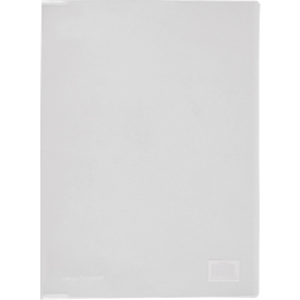 Pochettes transparentes FolderSys, A4, pour jusqu'à 5 feuilles, 0,15 mm, avec fonction de serrage, indélébiles, L 229,3 x H 310 mm, polypropylène, transparent, 10 pièces
