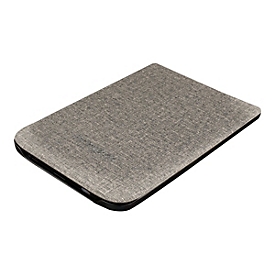 PocketBook Shell series - Flip-Hülle für eBook-Reader - Kunststoff, Polyurethan, Microfiber - Grau - 6" - für PocketBook Basic Lux 2, Touch Lux 4