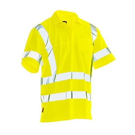 Polo Haute visibilité Jobman 5583 PRACTICAL Spun Dye Hi-Vis, EN ISO 20471 classe 3, PPE 2, jaune, taille M