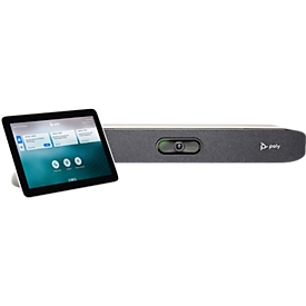 Poly All-In-One videobar Studio X30, 4K Ultra HD-video, TC8-controllerkit, voor ruimtes tot 14 m²