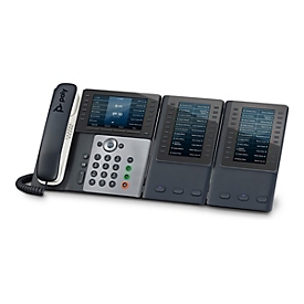 Poly HP Poly Edge E550 - VoIP-Telefon mit Rufnummernanzeige/Anklopffunktion