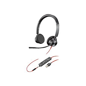 Poly - Plantronics Blackwire 3325 - Microsoft Teams - 3300 Series - Headset - On-Ear